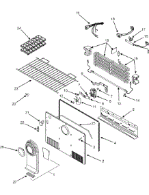 03 - Freezer Compartment parts for Amana Refrigerator ATB1832ARW from AppliancePartsPros.com