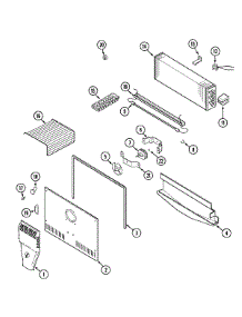 02 - Freezer Compartment parts for Admiral Refrigerator ATB1912ARW from AppliancePartsPros.com