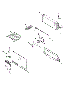 03 - Freezer Compartment parts for Amana Refrigerator ATB1915HRQ from AppliancePartsPros.com