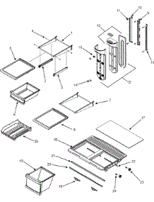 07 - Shelves & Accessories parts for Amana Refrigerator ATF2138AEB from AppliancePartsPros.com