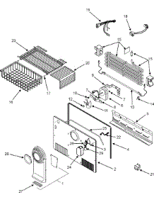 03 - Freezer Compartment parts for Amana Refrigerator ATF2138AES from AppliancePartsPros.com