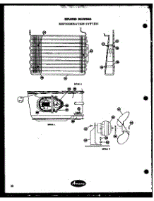 03 - Refrigeration System parts for Amana Freezer AU12 from AppliancePartsPros.com