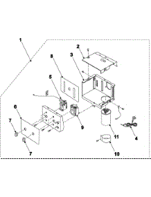 02 - Control Assembly parts for Samsung Room Air Conditioner AW0503M from AppliancePartsPros.com