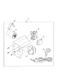 02 - Control Assembly parts for Samsung Room Air Conditioner AW0510C/XAA from AppliancePartsPros.com