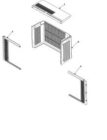 03 - Outer Case Assembly parts for Samsung Room Air Conditioner AW0529/XAA from AppliancePartsPros.com