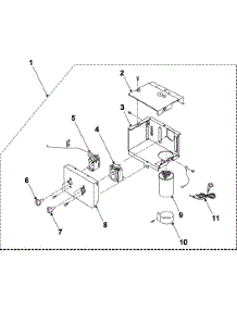 02 - Control Assembly parts for Samsung Room Air Conditioner AW0591M from AppliancePartsPros.com