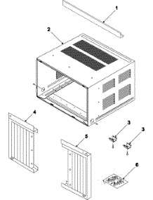 03 - Outer Case Assembly parts for Samsung Room Air Conditioner AW0693L from AppliancePartsPros.com