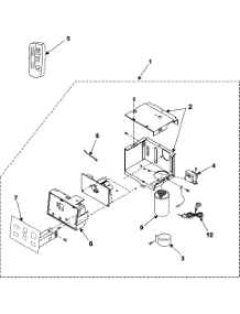 02 - Control Assembly parts for Samsung Room Air Conditioner AW149CB/XAA from AppliancePartsPros.com