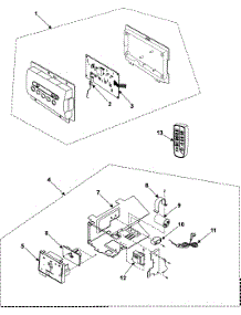 02 - Control Assembly parts for Samsung Room Air Conditioner AW1891L/XAA from AppliancePartsPros.com