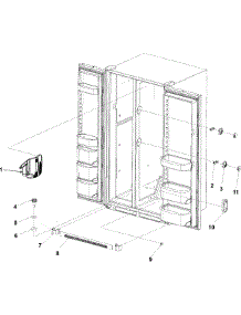 14 - Light Covers And Toe Grille parts for Amana Refrigerator AS2324GEKW from AppliancePartsPros.com