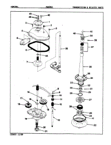 09 - Transmission & Related Parts (Rev. K) parts for Admiral Washer AW20K3A from AppliancePartsPros.com