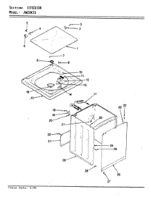 05 - Exterior parts for Admiral Washer AW20K3WS from AppliancePartsPros.com