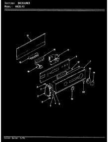 03 - Control Panel (Orig) parts for Admiral Washer AW20L4HS from AppliancePartsPros.com