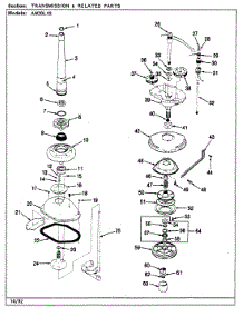 06 - Transmission (Rev. A-E) parts for Admiral Washer AW20L4HS from AppliancePartsPros.com