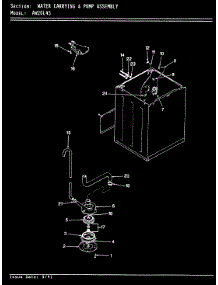 09 - Water Carrying & Pump Assy. (Orig) parts for Admiral Washer AW20L4HS from AppliancePartsPros.com