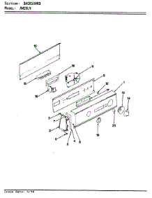 02 - Control Panel (Rev. E-F) parts for Admiral Washer AW20L4W from AppliancePartsPros.com