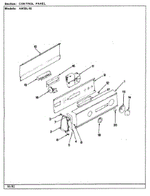 04 - Control Panel (Rev. A-E) parts for Admiral Washer AW20L4WS from AppliancePartsPros.com
