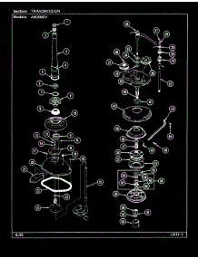 05 - Transmission parts for Admiral Washer AW20M2V from AppliancePartsPros.com