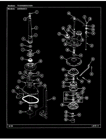 06 - Tub parts for Admiral Washer AW20M3SV from AppliancePartsPros.com