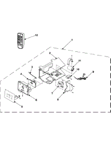 02 - Control Assembly parts for Samsung Room Air Conditioner AW2402B from AppliancePartsPros.com