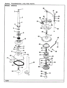 06 - Transmission (Rev. A-E) parts for Admiral Washer AW25K3AS from AppliancePartsPros.com