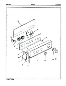 04 - Control Panel (Rev. E-J) parts for Admiral Washer AW25K3H from AppliancePartsPros.com