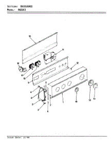 04 - Control Panel (Rev. E-H) parts for Admiral Washer AW26K3A from AppliancePartsPros.com