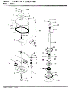 06 - Transmission (Rev. E-H) parts for Admiral Washer AW26K3A from AppliancePartsPros.com
