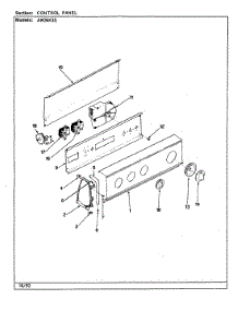 04 - Control Panel (Rev. A-E) parts for Admiral Washer AW26K3HS from AppliancePartsPros.com