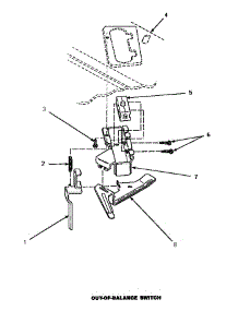 13 - Out-Of-Balance Switch parts for Amana Washer AWM190W2 from AppliancePartsPros.com