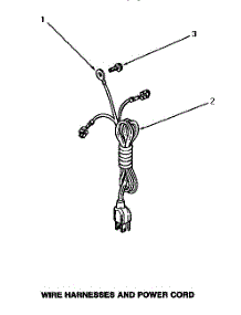 21 - Wire Harnesses & Power Cord parts for Amana Washer AWM250 from AppliancePartsPros.com