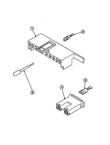 14 - Mixing Valve & Motor Conn Blocks, Term parts for Amana Washer AWM270W2 / PAWM270W2 from AppliancePartsPros.com