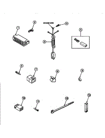 18 - Power Cord And Terminals parts for Amana Washer AWM270W2 / PAWM270W2 from AppliancePartsPros.com