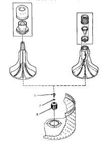 08 - Drive Bell (Change) parts for Amana Washer AWM332 from AppliancePartsPros.com