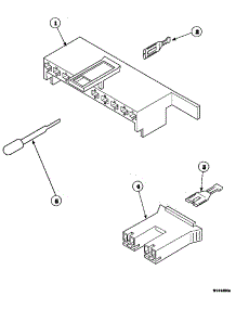14 - Mixing Vlv,Mtr Conn Blocks,Extractor parts for Amana Washer AWM393L2 / PAWM393L2 from AppliancePartsPros.com