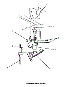13 - Out-Of-Balance Switch parts for Amana Washer AWM393W2 from AppliancePartsPros.com