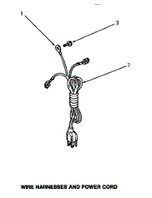 21 - Wire Harnesses & Power Cord parts for Amana Washer AWM531 from AppliancePartsPros.com