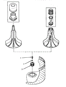 08 - Drive Bell (Change) parts for Amana Washer AWM651 from AppliancePartsPros.com