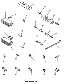 22 - Wire Terminals parts for Amana Washer AWM651 from AppliancePartsPros.com
