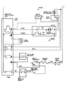 08 - Wiring Information parts for Admiral Dryer AYE1200AKW from AppliancePartsPros.com