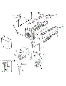 10 - Ice Maker parts for Admiral Refrigerator AZ2727GIHW from AppliancePartsPros.com