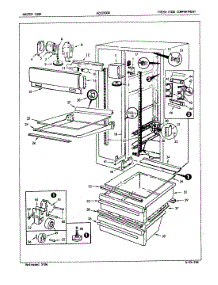 03 - Fresh Food Compartment parts for Admiral Refrigerator AZS22000 / 5L60A from AppliancePartsPros.com