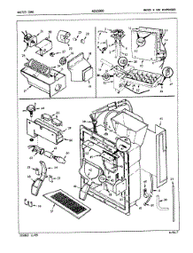 07 - Water & Ice Dispenser parts for Admiral Refrigerator AZS22000 / 5L60A from AppliancePartsPros.com