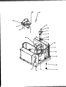 03 - Room Air Conditioner Comp And Tubing parts for Amana Air Conditioner B18C3HEW / P1178102R from AppliancePartsPros.com