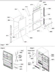 07 - Door Panels & Grille parts for Amana Refrigerator BB20VW / P1321301W W from AppliancePartsPros.com
