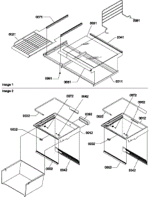 07 - Fz Shelf / Deli / Crisper Assemblies parts for Amana Refrigerator BBI20TL / P1199101W L from AppliancePartsPros.com