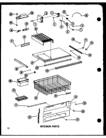 06 - Interior Parts parts for Amana Refrigerator BC20CL / P6023520W L from AppliancePartsPros.com