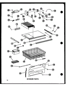 07 - Interior Parts parts for Amana Refrigerator BC20WA / P6023511W A from AppliancePartsPros.com