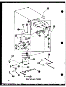 02 - Compressor Parts parts for Amana Refrigerator BC20WA / P6023510W A from AppliancePartsPros.com