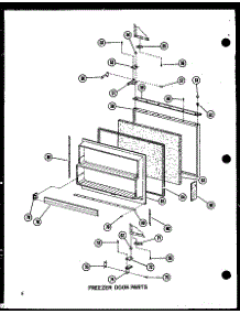 05 - Fz Door Parts parts for Amana Refrigerator BC20WA / P6023515W A from AppliancePartsPros.com